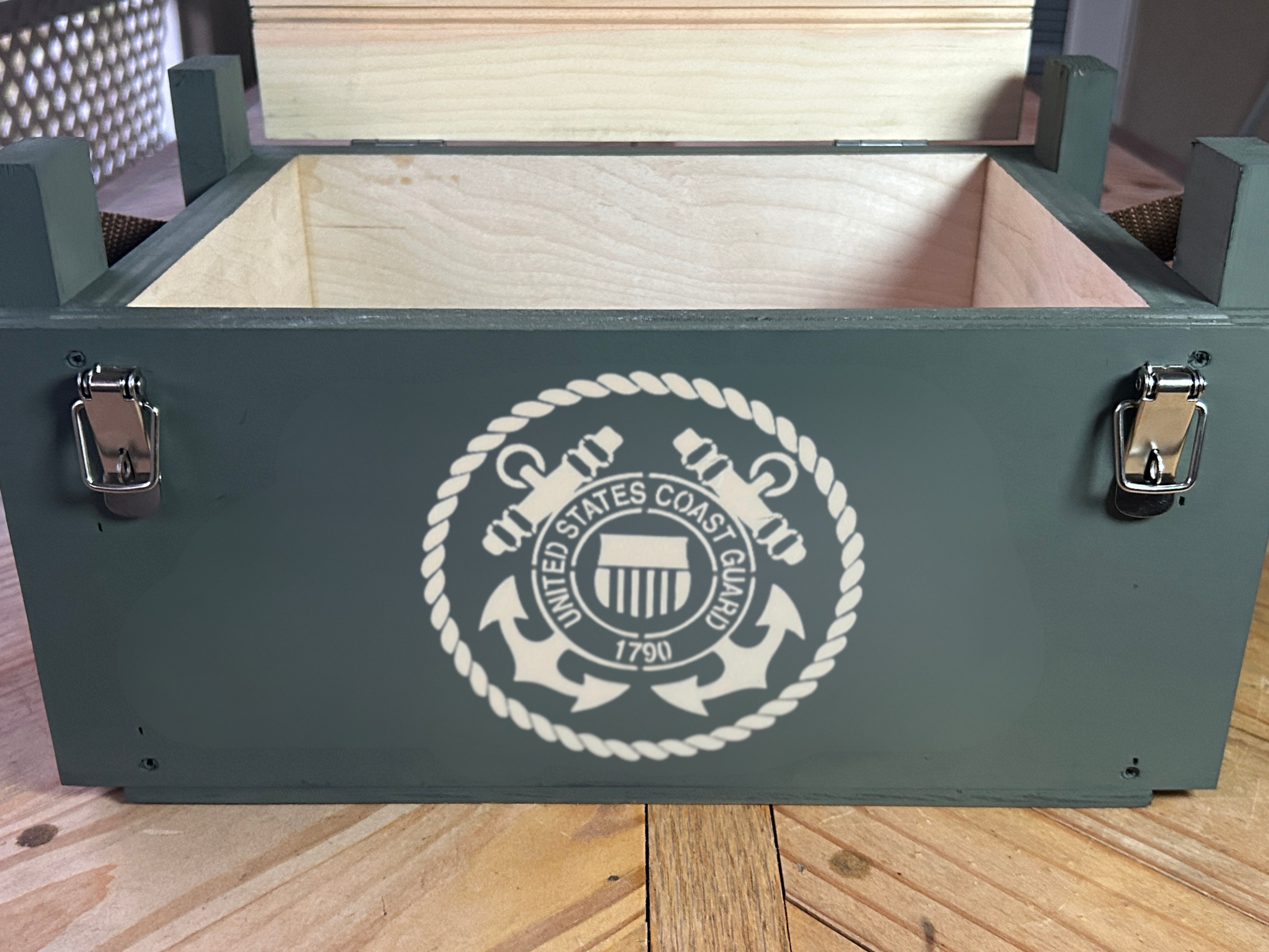 U.S. Coast Guard keepsake crate